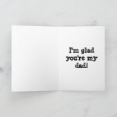 Vaderdag-ballongroet Kaart (Binnen)