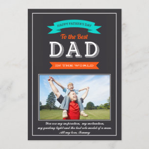 Vaderdag Banner-fotokaart Kaart