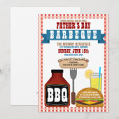 Vaderdag Barbeque Feest Uitnodigingen (Voorkant / Achterkant)