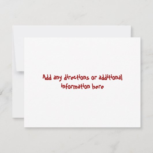 vaderdag BarBQ-uitnodiging Kaart (Achterkant)