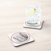 Vaderdag baseball AcrylOnderzetter set Bier Onderzetter (Rechterzijde)