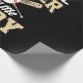 Vaderdag Baseball Player belt me pa Cadeaupapier (Hoek)
