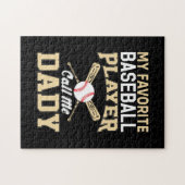 Vaderdag Baseball Player belt me pa Legpuzzel (Horizontaal)