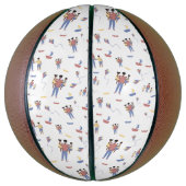 Vaderdag Basketball Basketbal (Verticaal)