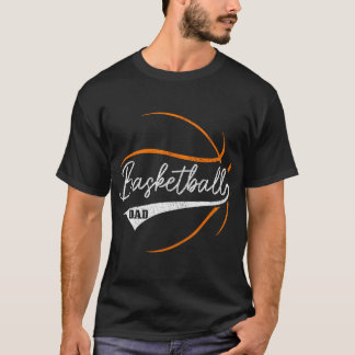 Vaderdag basketbalspeler t-shirt