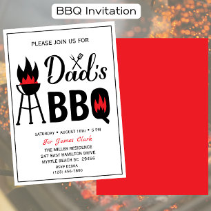 Vaderdag BBQ-feestje Kaart