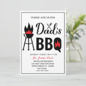 Vaderdag BBQ-feestje Kaart (Staand voorkant)