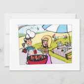 **VADERDAG BBQ** INVITATIE KAART (Voorkant)