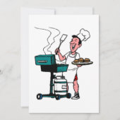 **VADERDAG BBQ** INVITATIE KAART (Voorkant)