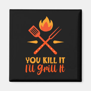 Vaderdag BBQ Je vermoordt het, ik grill het Magneet
