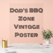 Vaderdag, BBQ-liefhebbers en grillliefhebbers Acryl Bord (Huwelijk)