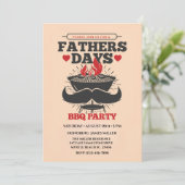 Vaderdag BBQ Party Kaart (Staand voorkant)