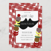 Vaderdag BBQ Picknick Koelen Grillen  Kaart (Voorkant / Achterkant)