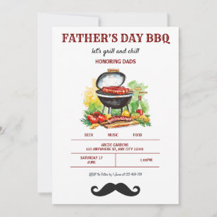 Vaderdag BBQ Uitnodiging