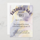 Vaderdag BBQ Uitnodiging (Voorkant / Achterkant)