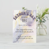 Vaderdag BBQ Uitnodiging (Staand voorkant)