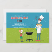Vaderdag BBQ Uitnodiging (Voorkant)