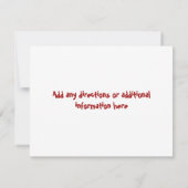 vaderdag BBQ-uitnodigingsgezinshereniging Kaart (Achterkant)