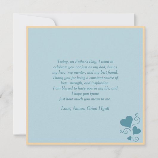 Vaderdag Beach Bond Etnische Vader & Zoon (Achterkant)