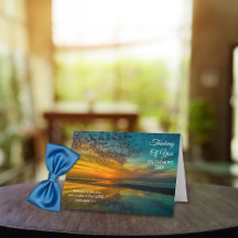 Vaderdag Beach Ocean Sunset Greeting