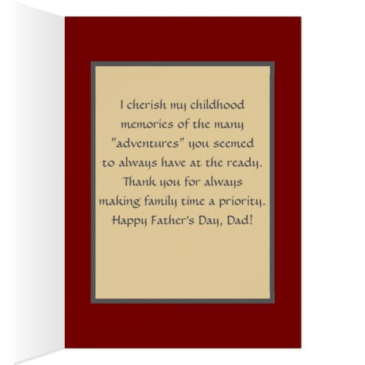 VADERDAG/BEDANKT VOOR DE AVONTUREN (Binnen (Rechts))