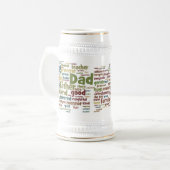 vaderdag Beer Stein Bierpul (Voorkant links)