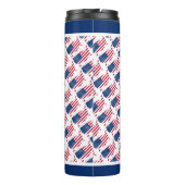 Vaderdag BEST AMERIKAANS DAD USA Custom America Thermosbeker (Achterkant)