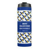 Vaderdag BEST BAJAN DAD Custom Barbados Thermosbeker (Voorkant)