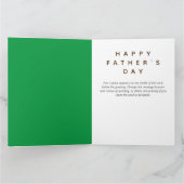 Vaderdag Best Dad Funny Sheep Gezegde een woordspe Kaart (Binnen)