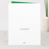 Vaderdag Best Dad Funny Sheep Gezegde een woordspe Kaart (Achterkant)