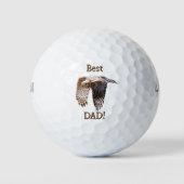 Vaderdag "Best Dad" Hawk Golfballen (Voorkant)