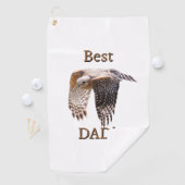 Vaderdag "Best Dad" Hawk Golfhanddoek (Insitu)