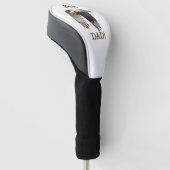 Vaderdag "Best Dad" Hawk Golfheadcover (Schuin)
