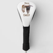 Vaderdag "Best Dad" Hawk Golfheadcover (Voorkant)
