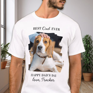 Vaderdag Best Dog Dad Specialized Pet Photo T-shirt