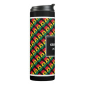Vaderdag BEST GHANAIAN DAD Ghana Custom Thermosbeker (Gedraaid links)