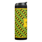 Vaderdag BEST JAMAICAN DAD Flag Custom Jamaica Thermosbeker (Gedraaid links)