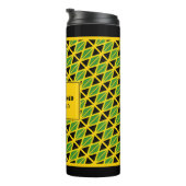 Vaderdag BEST JAMAICAN DAD Flag Custom Jamaica Thermosbeker (Geroteerd rechts)