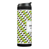 Vaderdag BEST JAMAICAN DAD Map Custom Jamaica Thermosbeker (Gedraaid links)