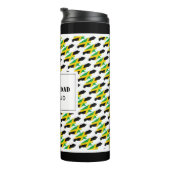 Vaderdag BEST JAMAICAN DAD Map Custom Jamaica Thermosbeker (Geroteerd rechts)