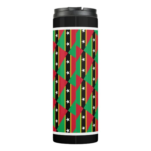 Vaderdag BEST KITTITIAN DAD St Kitts Custom Thermosbeker (Achterkant)