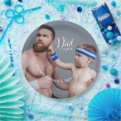 Vaderdag Best Pap Ever Foto Papieren Bordje (Feest)