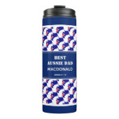Vaderdag BESTE AUSSIE DAD Custom Australia Thermosbeker (Voorkant)