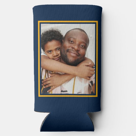 Vaderdag beste bonus vader ooit voor stiefvader seltzer blikjeskoeler (Achterkant)