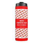Vaderdag BESTE CHINESE DAD Custom China Thermosbeker (Voorkant)