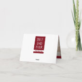 Vaderdag BESTE DAD OOIT, aangepaste Sjabloon foto (Achterkant)