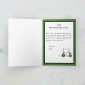 Vaderdag Beste Golfer Kaart (Binnen)