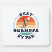 Vaderdag Beste opa, Par Custom Retro Muismat (Voorkant)