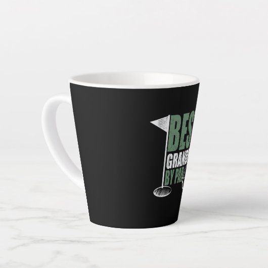 Vaderdag beste opa voor veraf latte mok (Linkerhoek)