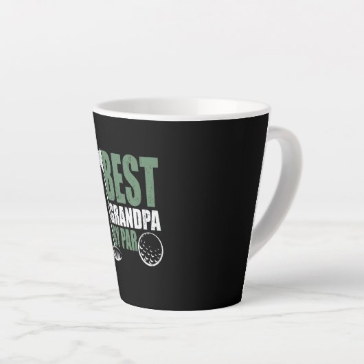 Vaderdag beste opa voor veraf latte mok (Rechterhoek)